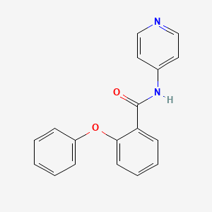molecular formula C18H14N2O2 B5823121 2-phenoxy-N-4-pyridinylbenzamide 