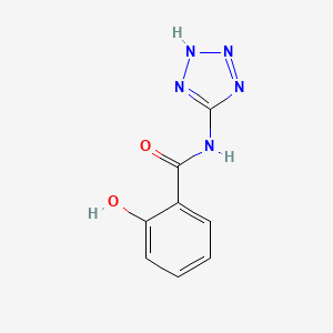 molecular formula C8H7N5O2 B5823151 2-hydroxy-N-1H-tetrazol-5-ylbenzamide CAS No. 5565-90-2