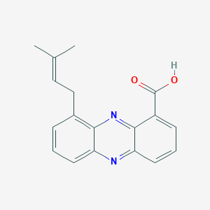 molecular formula C18H16N2O2 B058232 内吩嗪 A CAS No. 86125-71-5