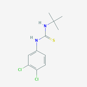 molecular formula C11H14Cl2N2S B5823222 N-(tert-butyl)-N'-(3,4-dichlorophenyl)thiourea 