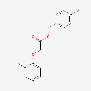 molecular formula C16H15BrO3 B5823224 4-bromobenzyl (2-methylphenoxy)acetate 