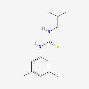 molecular formula C13H20N2S B5823265 N-(3,5-dimethylphenyl)-N'-isobutylthiourea 