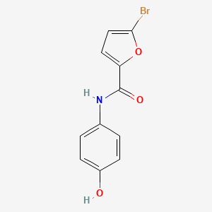 molecular formula C11H8BrNO3 B5823271 5-bromo-N-(4-hydroxyphenyl)-2-furamide CAS No. 67103-68-8