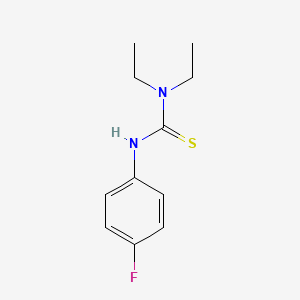 molecular formula C11H15FN2S B5823417 N,N-diethyl-N'-(4-fluorophenyl)thiourea 