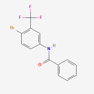 N-[4-bromo-3-(trifluoromethyl)phenyl]benzamide