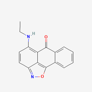 molecular formula C16H12N2O2 B5823485 5-(ethylamino)-6H-anthra[1,9-cd]isoxazol-6-one 