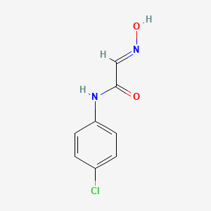 molecular formula C8H7ClN2O2 B5823501 N-(4-chlorophenyl)-2-(hydroxyimino)acetamide CAS No. 65798-06-3