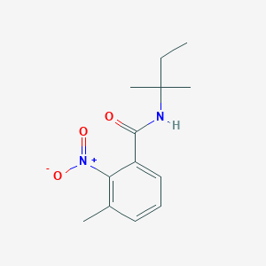 molecular formula C13H18N2O3 B5823586 N-(1,1-dimethylpropyl)-3-methyl-2-nitrobenzamide 