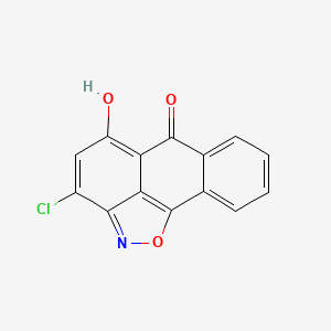 molecular formula C14H6ClNO3 B5823599 3-chloro-5-hydroxy-6H-anthra[1,9-cd]isoxazol-6-one 