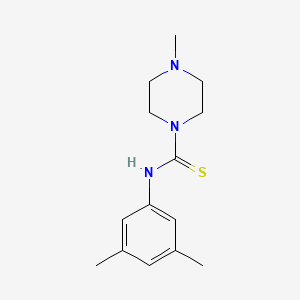 molecular formula C14H21N3S B5823696 N-(3,5-dimethylphenyl)-4-methyl-1-piperazinecarbothioamide 