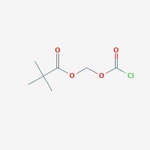 molecular formula C7H11ClO4 B058237 2,2-Dimethyl-propanoyloxymethyl carbonochloridate CAS No. 133217-74-0