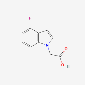B582370 2-(4-Fluoro-1H-indol-1-yl)acetic acid CAS No. 1313712-35-4