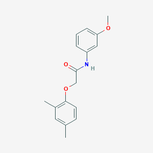 molecular formula C17H19NO3 B5823785 2-(2,4-dimethylphenoxy)-N-(3-methoxyphenyl)acetamide CAS No. 420828-09-7