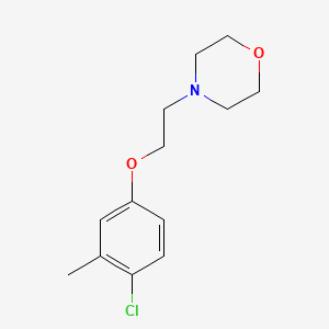 molecular formula C13H18ClNO2 B5823884 4-[2-(4-chloro-3-methylphenoxy)ethyl]morpholine 