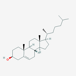 molecular formula C27H46O B058239 Cholesterol CAS No. 129111-15-5