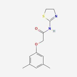 molecular formula C13H16N2O2S B5823910 N-(4,5-dihydro-1,3-thiazol-2-yl)-2-(3,5-dimethylphenoxy)acetamide 