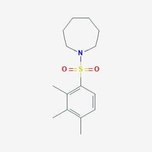molecular formula C15H23NO2S B5823930 1-[(2,3,4-trimethylphenyl)sulfonyl]azepane 