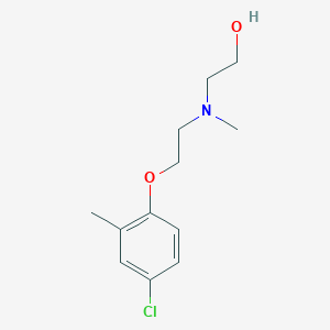 molecular formula C12H18ClNO2 B5823949 2-[[2-(4-chloro-2-methylphenoxy)ethyl](methyl)amino]ethanol 