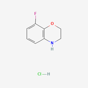 8-Fluoro-3,4-dihydro-2H-benzo[b][1,4]oxazine hydrochloride