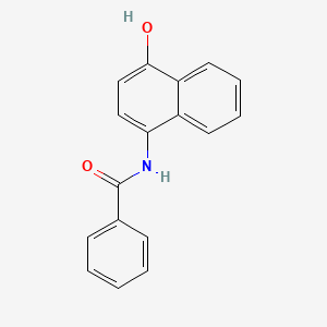 molecular formula C17H13NO2 B5824002 N-(4-hydroxy-1-naphthyl)benzamide CAS No. 55346-59-3