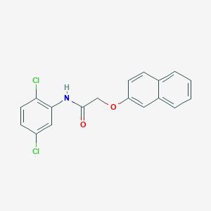 molecular formula C18H13Cl2NO2 B5824016 N-(2,5-dichlorophenyl)-2-(2-naphthyloxy)acetamide 
