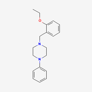 molecular formula C19H24N2O B5824041 1-(2-ethoxybenzyl)-4-phenylpiperazine 