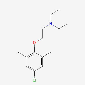 molecular formula C14H22ClNO B5824137 2-(4-chloro-2,6-dimethylphenoxy)-N,N-diethylethanamine 
