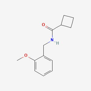 molecular formula C13H17NO2 B5824181 N-(2-methoxybenzyl)cyclobutanecarboxamide 