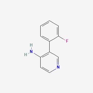 molecular formula C11H9FN2 B582421 3-(2-Fluorophenyl)pyridin-4-amine CAS No. 1214380-93-4
