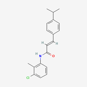 molecular formula C19H20ClNO B5824243 N-(3-chloro-2-methylphenyl)-3-(4-isopropylphenyl)acrylamide 