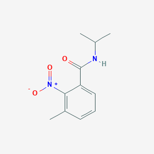 molecular formula C11H14N2O3 B5824303 N-isopropyl-3-methyl-2-nitrobenzamide 