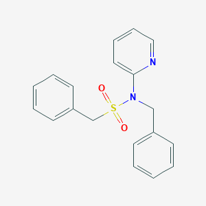 molecular formula C19H18N2O2S B5824350 N-benzyl-1-phenyl-N-2-pyridinylmethanesulfonamide 