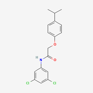 molecular formula C17H17Cl2NO2 B5824394 N-(3,5-dichlorophenyl)-2-(4-isopropylphenoxy)acetamide 