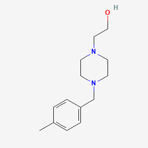 molecular formula C14H22N2O B5824397 2-[4-(4-methylbenzyl)-1-piperazinyl]ethanol 