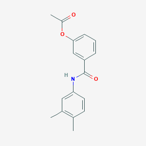 3-[(3,4-Dimethylphenyl)carbamoyl]phenyl acetate