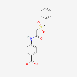 methyl 4-{[(benzylsulfonyl)acetyl]amino}benzoate