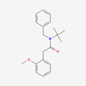 N-benzyl-N-tert-butyl-2-(2-methoxyphenyl)acetamide