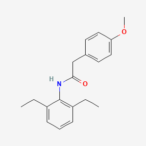 N-(2,6-diethylphenyl)-2-(4-methoxyphenyl)acetamide