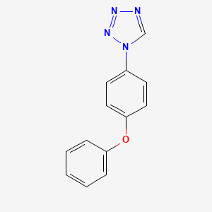 molecular formula C13H10N4O B5824692 1-(4-phenoxyphenyl)tetrazole 