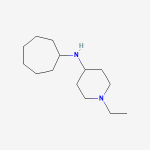 N-cycloheptyl-1-ethyl-4-piperidinamine