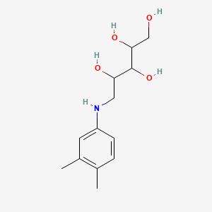 molecular formula C13H21NO4 B5824724 1-deoxy-1-[(3,4-dimethylphenyl)amino]pentitol 