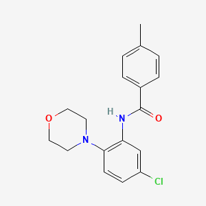 N-[5-chloro-2-(morpholin-4-yl)phenyl]-4-methylbenzamide