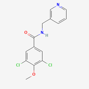 3,5-dichloro-4-methoxy-N-(pyridin-3-ylmethyl)benzamide