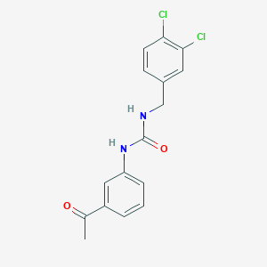 N-(3-acetylphenyl)-N'-(3,4-dichlorobenzyl)urea