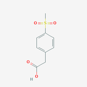 molecular formula C9H10O4S B058249 2-(4-(Methylsulfonyl)phenyl)acetic acid CAS No. 90536-66-6