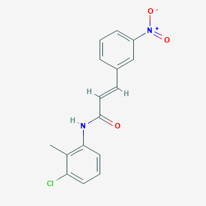 N-(3-chloro-2-methylphenyl)-3-(3-nitrophenyl)acrylamide