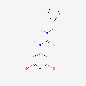 N-(3,5-dimethoxyphenyl)-N'-(2-thienylmethyl)thiourea