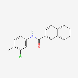 N-(3-chloro-4-methylphenyl)-2-naphthamide