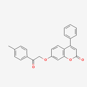 7-[2-(4-methylphenyl)-2-oxoethoxy]-4-phenyl-2H-chromen-2-one