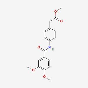 methyl {4-[(3,4-dimethoxybenzoyl)amino]phenyl}acetate